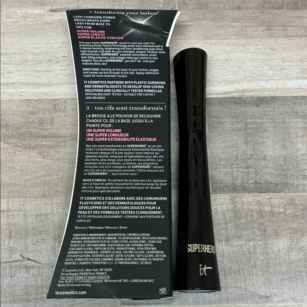 IT Cosmetics Superhero Mascara - Black - New - Picture 3 of 4